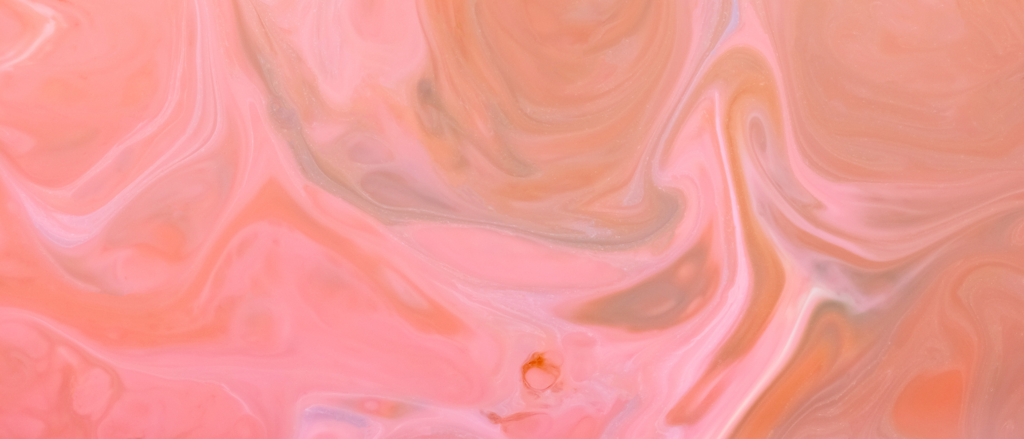 Peach Coral Color Background. Fluid Art Texture with Coral Color